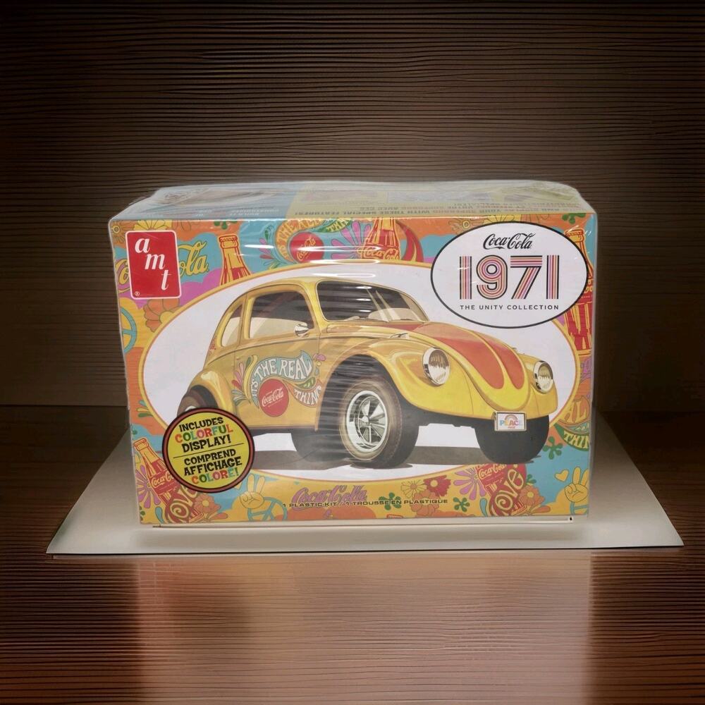 NIB Kit - AMT 1284 Coca-Cola 1971 Volkswagen Superbug Gasser 1/25 McM Coke Nes